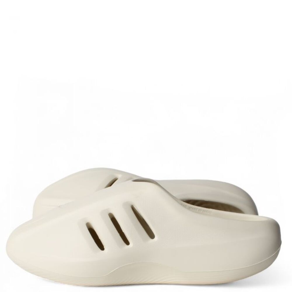Adidas Adilette Clogs, Ivory / Off White, Men's US Size 9